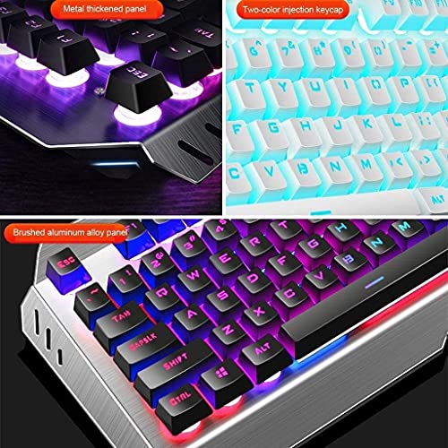 Teclado Gamer Feiyx con Luz RGB USB miniatura 7