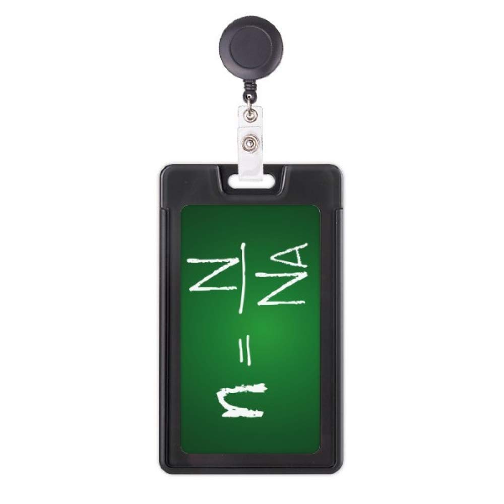 Badge rétractable chimie avec formule scientifique pour blouse médicale - 5