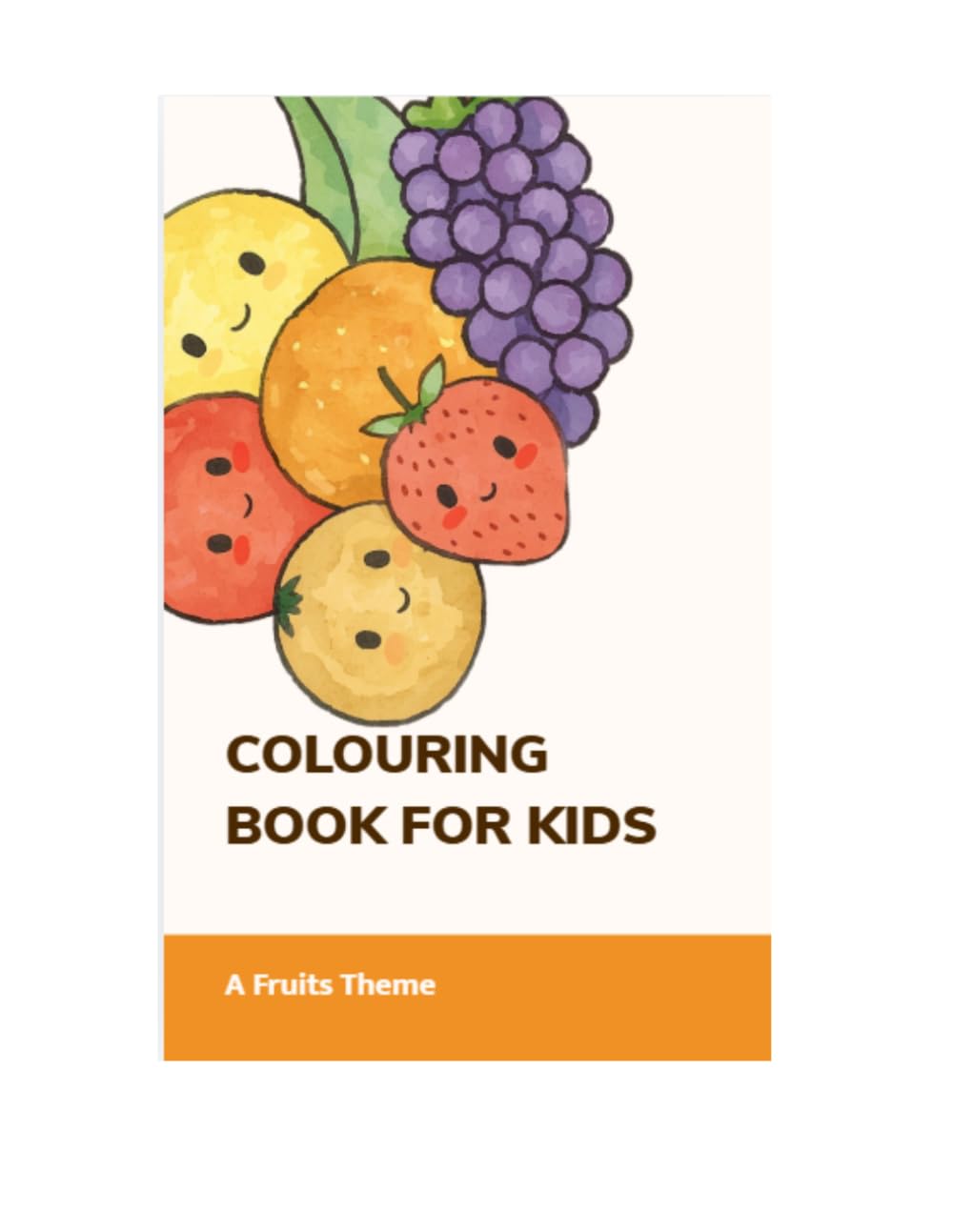 A to Z Fruits Coloring Book for Kids: Alphabet Coloring Book with Fruits for Toddlers & Kids Ages 3–6 | Learn ABC with Fun Coloring Pages