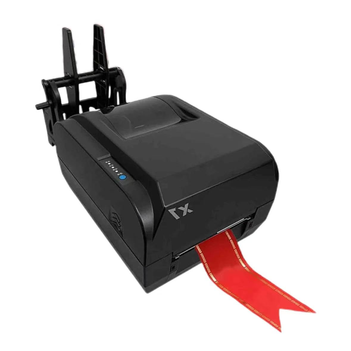 Macchina per stampante a nastro di raso Macchina da stampa digitale per confezioni regalo con supporto per nastro Larghezza regolabile 12-108 mm 150 mm/s Velocità Supporta oltre 50 lingue Fila singola
