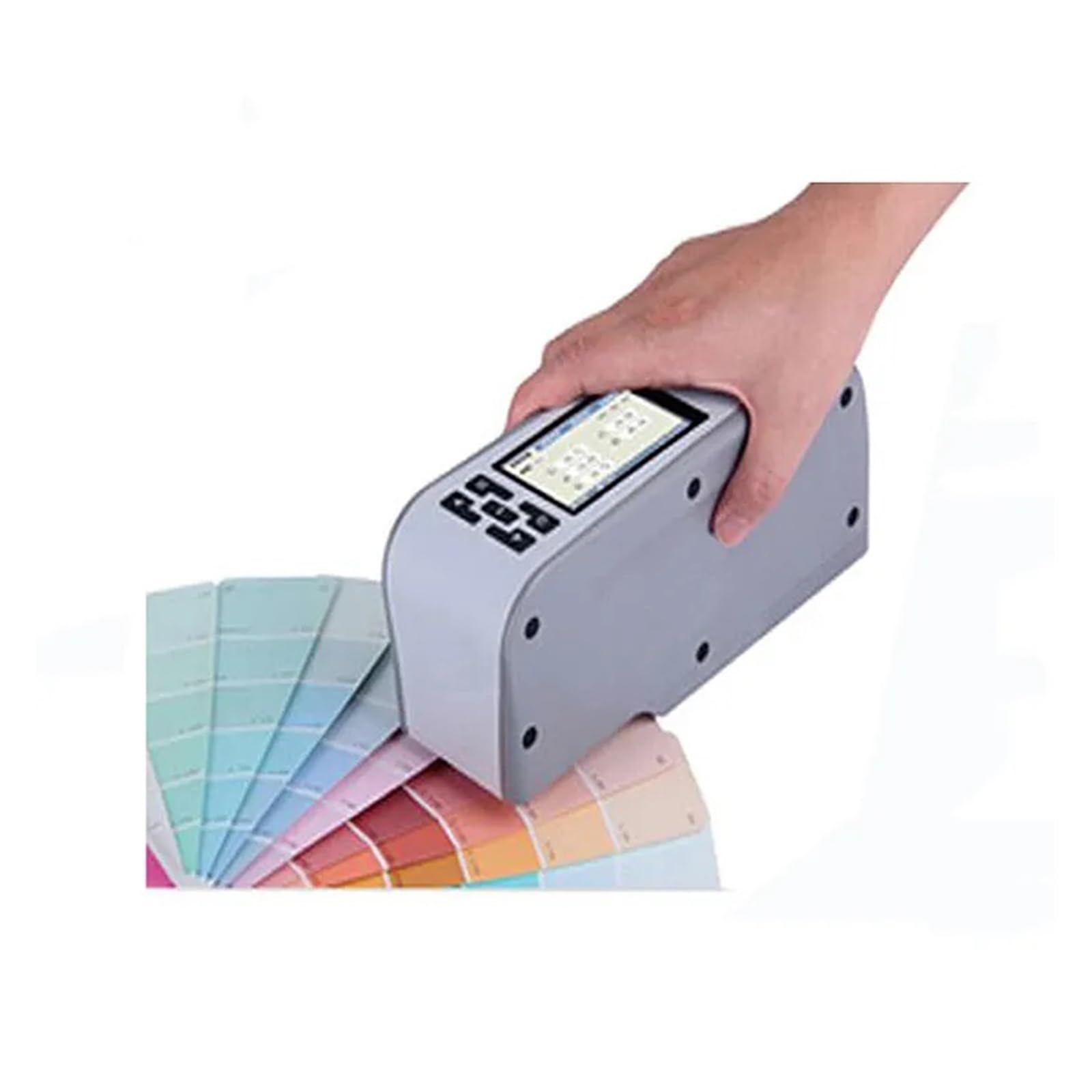 Mthckxjbsuz One Color Spectrometer Portable, Portable Digital Handheld Lab Laboratory Textil Food Paint Plastic Colorimeter