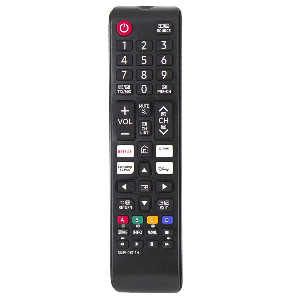 Telecomando Universale Samsung con pulsanti di scelta rapida per Smart TV LCD QLED LED HDTV 3D 4K Compatibile solo con TV Originali Samsung Non Serve Programmazione