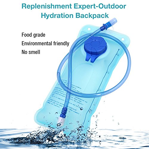 Image of Monvecle Hydration Pack Water Rucksack Backpack Bladder Bag Cycling Bicycle Bike /Hiking Climbing Pouch + 2L Hydration Bladder