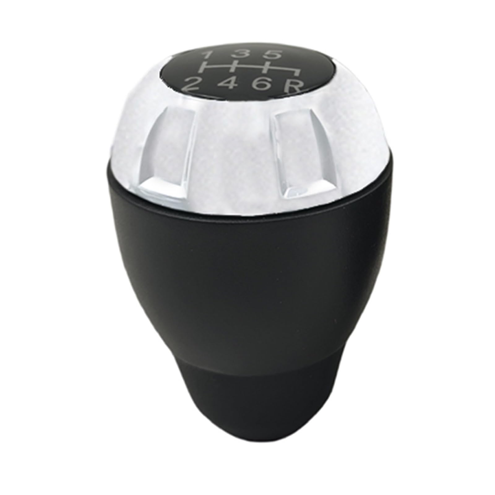 Ixcbitc Silver Shifter Lever Knob For Jeep For Wrangler For Jk 07-2018 Manual Selector 6 Speed Gear Shift Knob Lever Stick Gaiter Boot Cover(Silver)