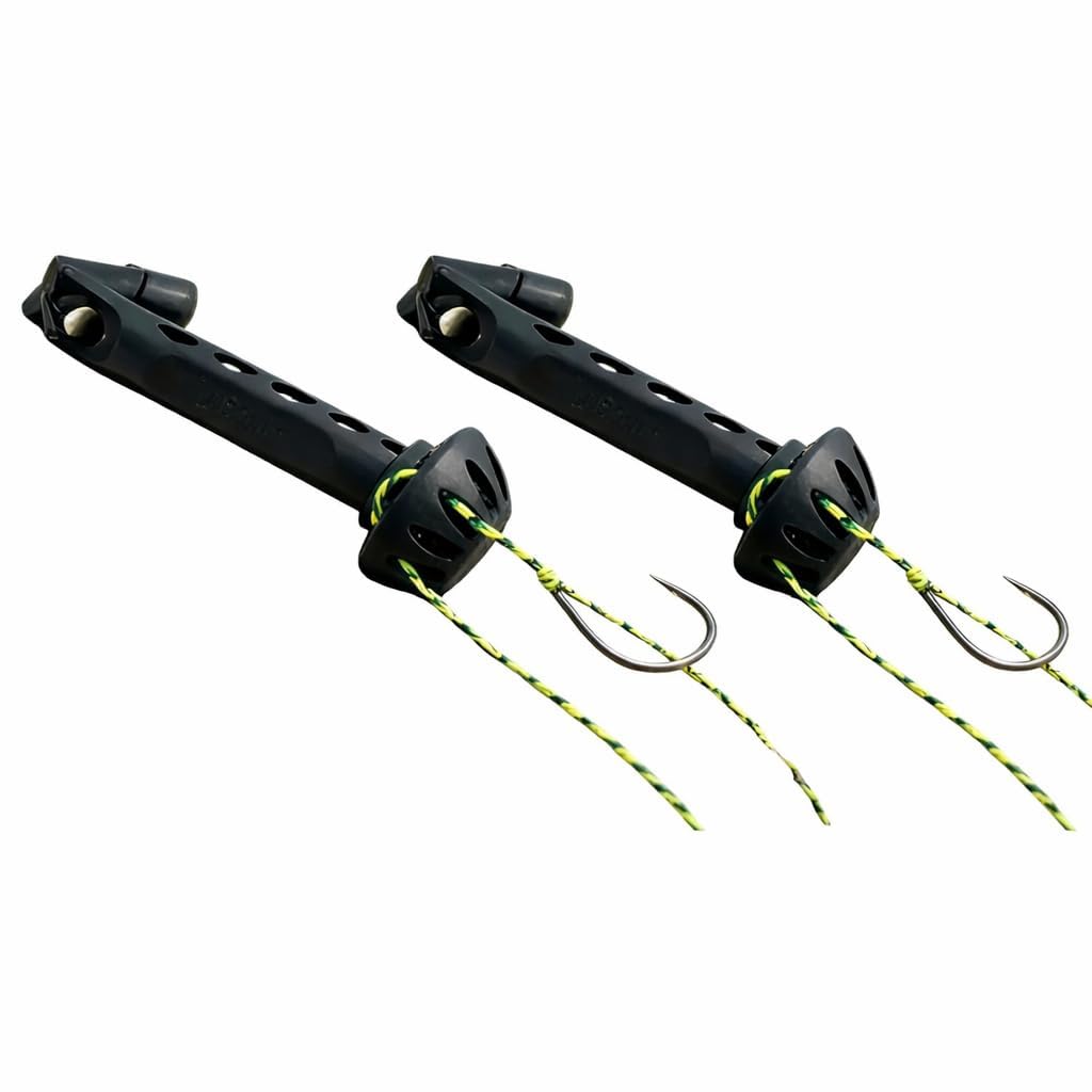 2PCS Magnetic Fly Threader, Tippet Threading Aid for Anglers, Fly Fishing Accessories to Easily Rig Small Flies and Tippet on the Water, Works with Most Hooks, Tippets and Fly Styles