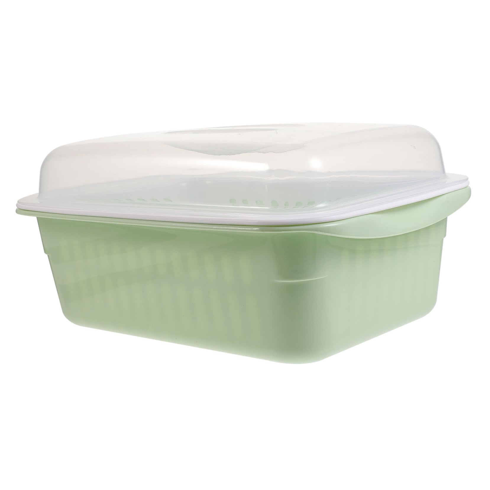 Stoviglie da Cucina in PP con Copertura Trasparente Organizer Scolaposate Compatto per Lavello e Piano Scaffale Essiccatore per e Piatti Facile da Montare Vassoio per Spazi Ridotti