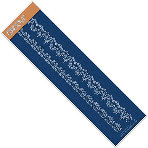 Groovi claritystamps regla tracage bordes del pergamino Groovi Arabesque 1 30 x 6 cm