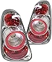 VIPMOTOZ For 2002-2008 Mini Cooper R50 R52 R53 Chrome Bezel Euro Style Altezza Tail Light Housing Lamp Assembly Replacement Driver and Passenger Side