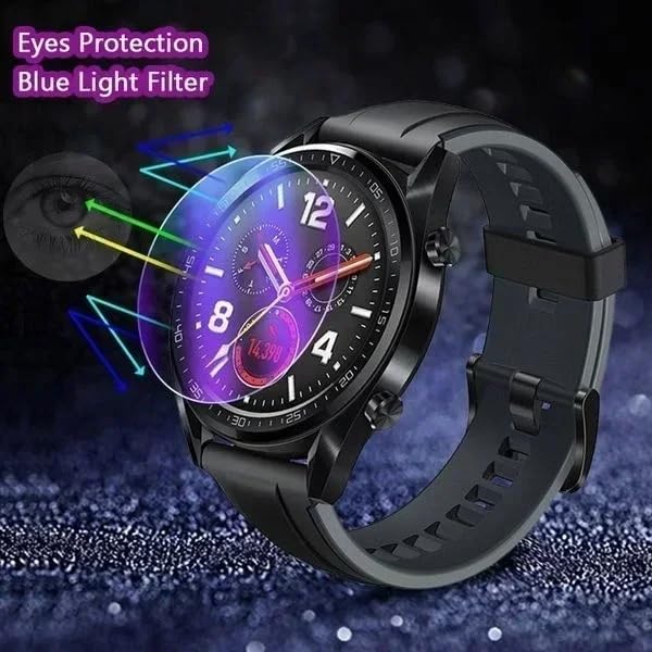 Image of (Pack of 3) Smart Watch screen protector screen guard compatible for Noise twist go round dial (1.39inch)