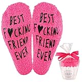 Luhiew Funny Best Friend Birthday Gifts Socks for...
