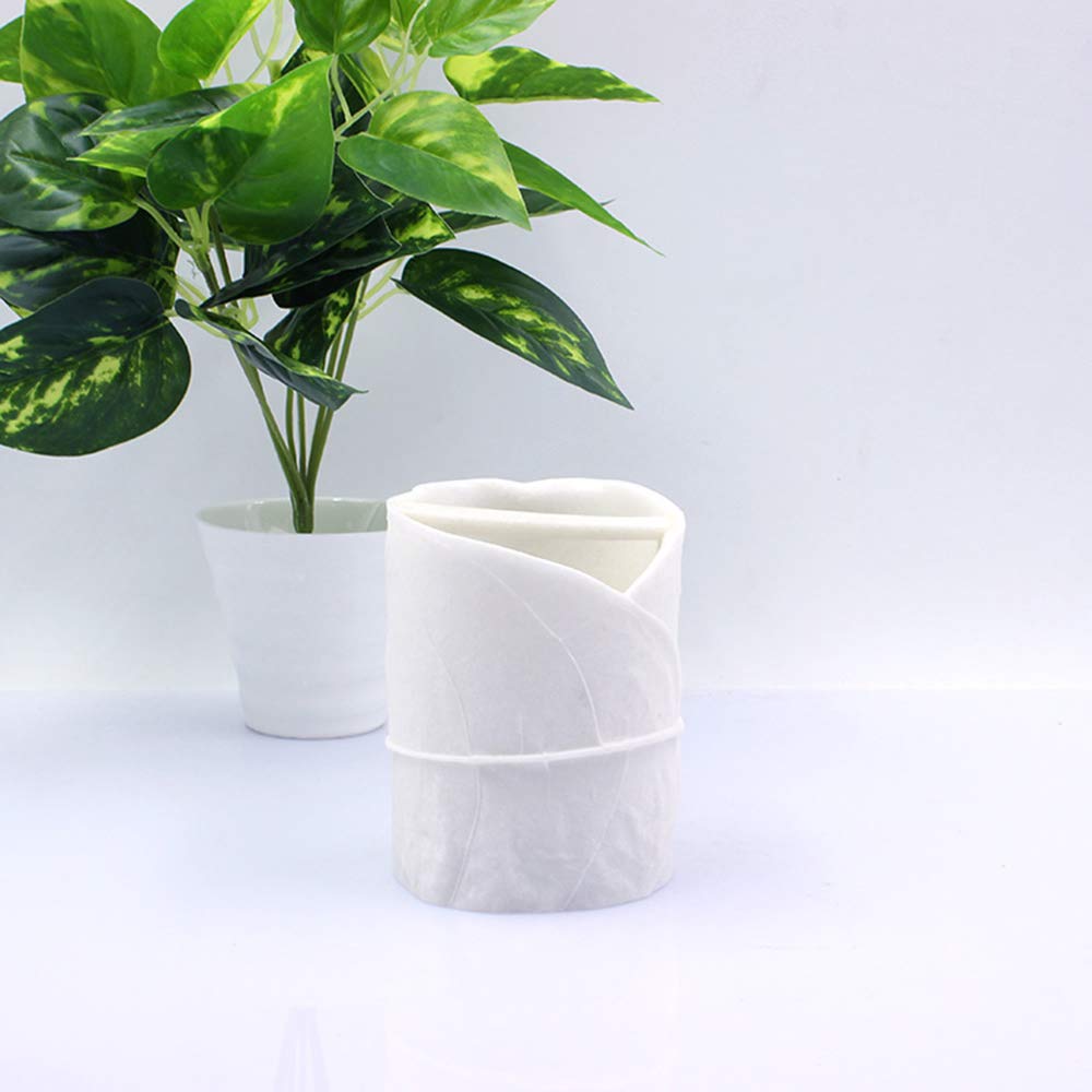 Estilo Moderno Blanco Juego de Accesorios de Baño de Resina Conjunto de Baño con Porta Cepillo de Dientes, 2 Tazas, Dispensador de Jabón Líquido, Jabonera, Diseño de la Hoja,with Tray