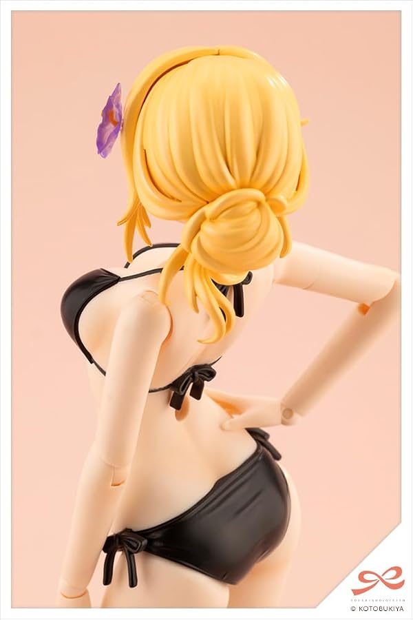 Kotobukiya Sousai Shojo Teien: Ritsuka Saeki (Swim Style) Hair Arrange Ver. Plastic Model Kit by Kotobukiya - Image 8