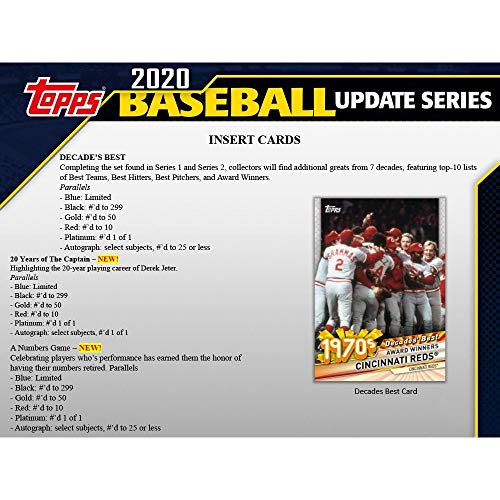2020 Topps Traded and Update Series Baseball Unopened Blaster Box of Packs with 99 Cards including One EXCLUSIVE Coin Card and Possible Rookies Autographs and Jersey Cards - Thumbnail 5