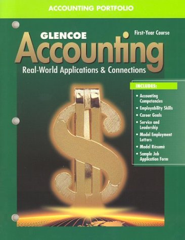 Amazon | Glencoe Accounting: First Year Course, Accounting Portfolio | McGraw-Hill | Accounting