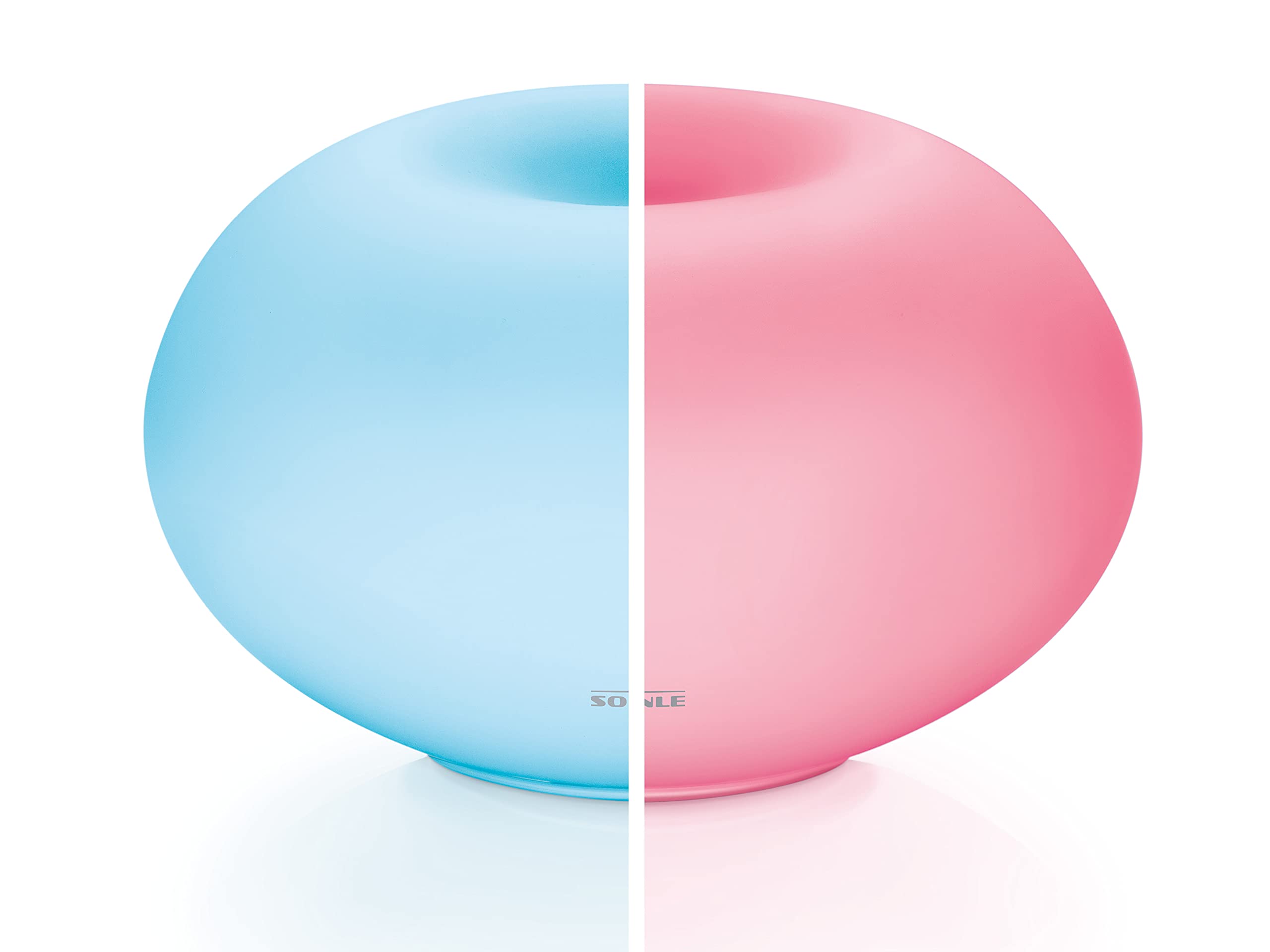 Soehnle Milano Plus Aroma Diffuser mit Fernbedienung, Lufterfrischer mit Beduftung und/oder Beleuchtung, Diffuser mit Farbwechsel und Stopp-Funktion