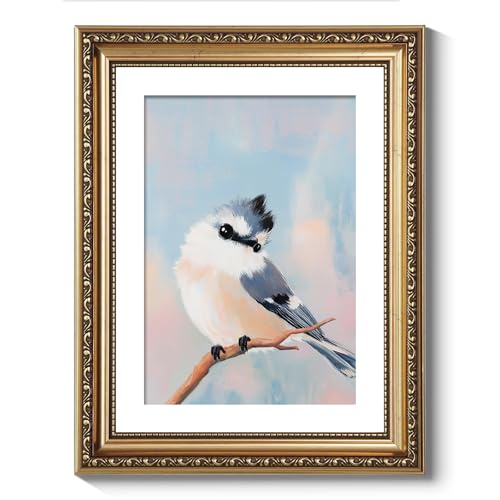 ARPEOTCY Vintage Gold Framed Wall Art Decor, 11x14 Inch Bedroom B...