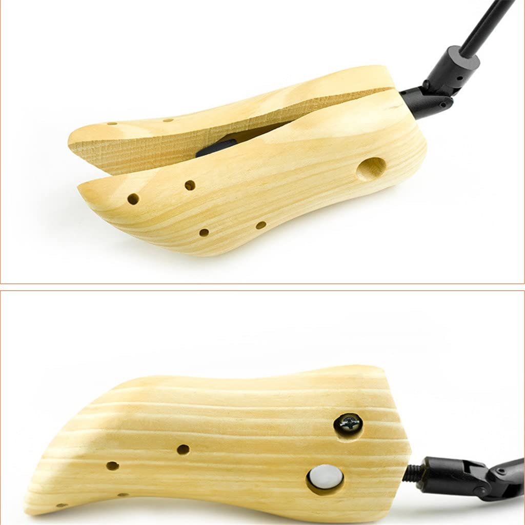 Schuhspanner, Stiefelverlängerung aus massivem Holz, hält modisch, praktisch, Starke Klammer, Gute Ergebnisse, solide Schuhspanner (Farbe: Natur, Größe: 35–38 Yards) (Natur 35)