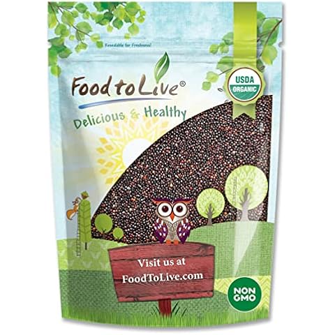 Food to Live Organic Black Quinoa Cover