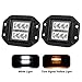 Kingopt Black 2x4 36w with Amber Lamp Opt-27