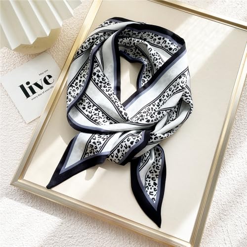 Hair Scarf for Women Silky Satin Headscarf Neck Scarves for Handbag Accessory4