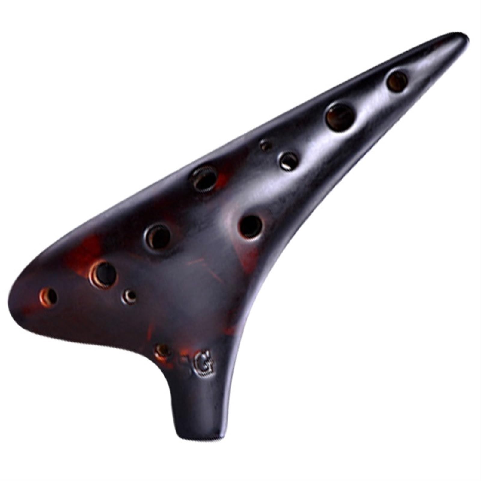 Instrument Ocarina 12 Otworów SG Wysokie G Tone 12 Otworów Dymiony Xun Profesjonalna Okarina Wykonawcza Profesjonalna Okaryna
