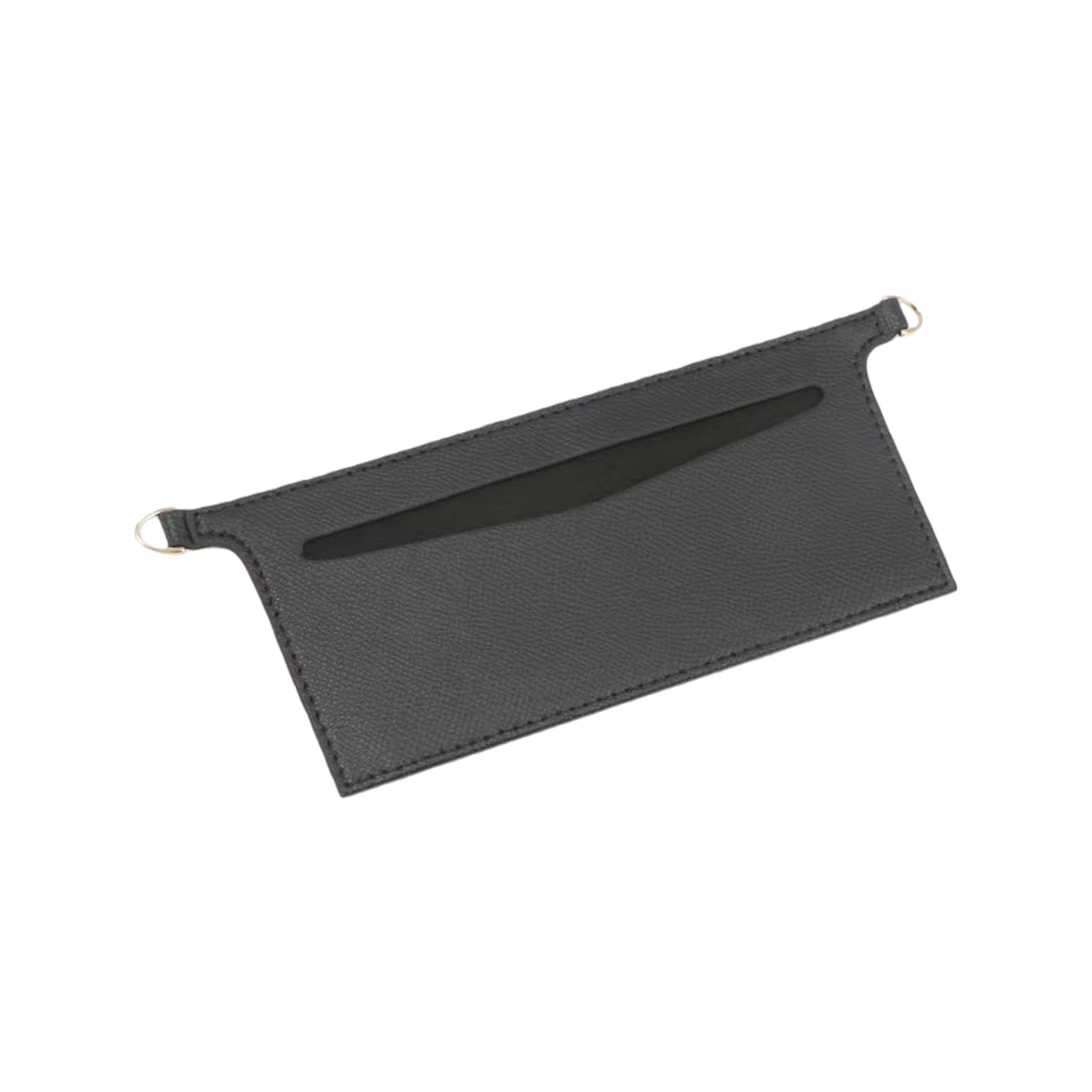Hsioluted Black Purse Organizers Insert For Pochette Wallet, Envelope Bag Insert Organizers With Eyelet Inner Pocket None Chain Wallet Liner