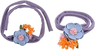 ibasenice Adereços Para Recém-Nascidos Faixa De Cabelo Para Bebês Faixas De Cabeça Para Bebês Adereços Para Fotos De Recém-Nascidos Argola De Cabelo Infantil Flor Faixa De Cabelo