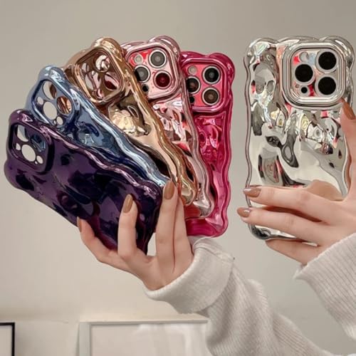 Coque iPhone 16 Pro antichoc verte avec design ondulé 3D et protection caméra arrière - 4