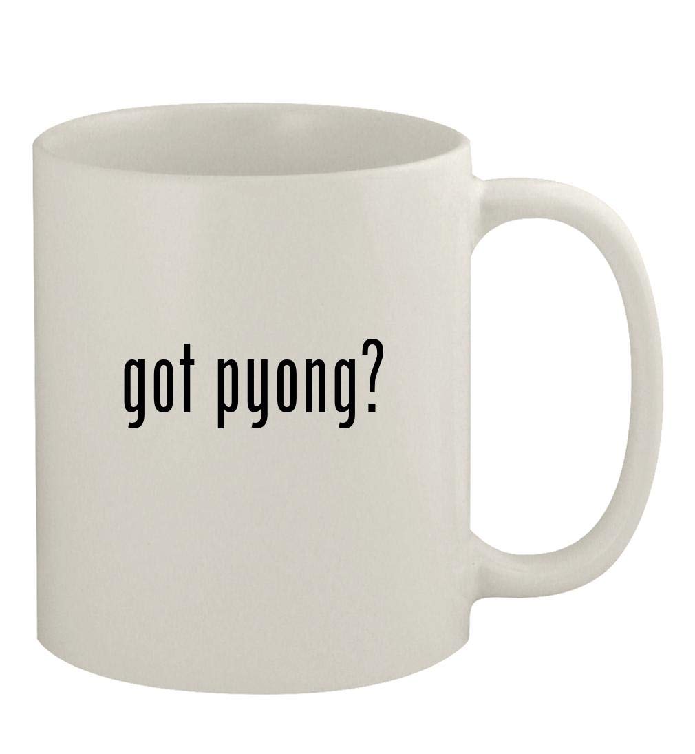 got pyong? - 11oz Ceramic White Coffee Mug, White
