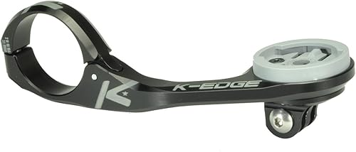 K-Edge  Soporte para computadora de bicicleta Max XL (1.378 in)  para dispositivos GPS Wahoo  Negro