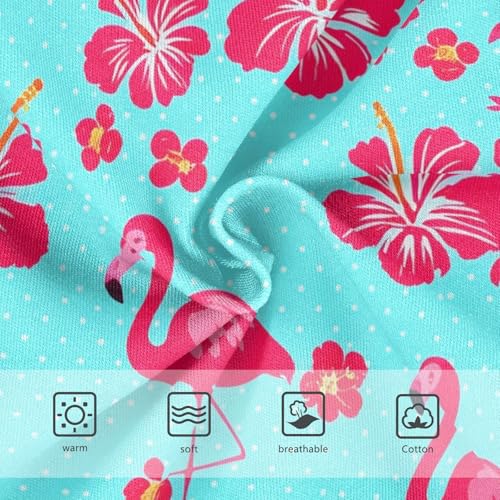 Bright Girls Underwear Toddler 2t Cotton Girl Panties Cute Pink Flamingos Floral Blue Briefs Undies Kids3