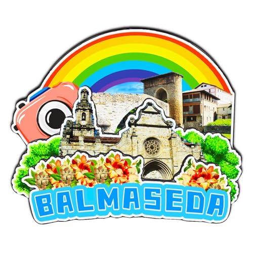 Orlaybar Balmaseda Vizcaya España Imán decorativo 3D para nevera, ciudad, viajes, recuerdo, turista, hecho a mano, para decoración del hogar, 3573