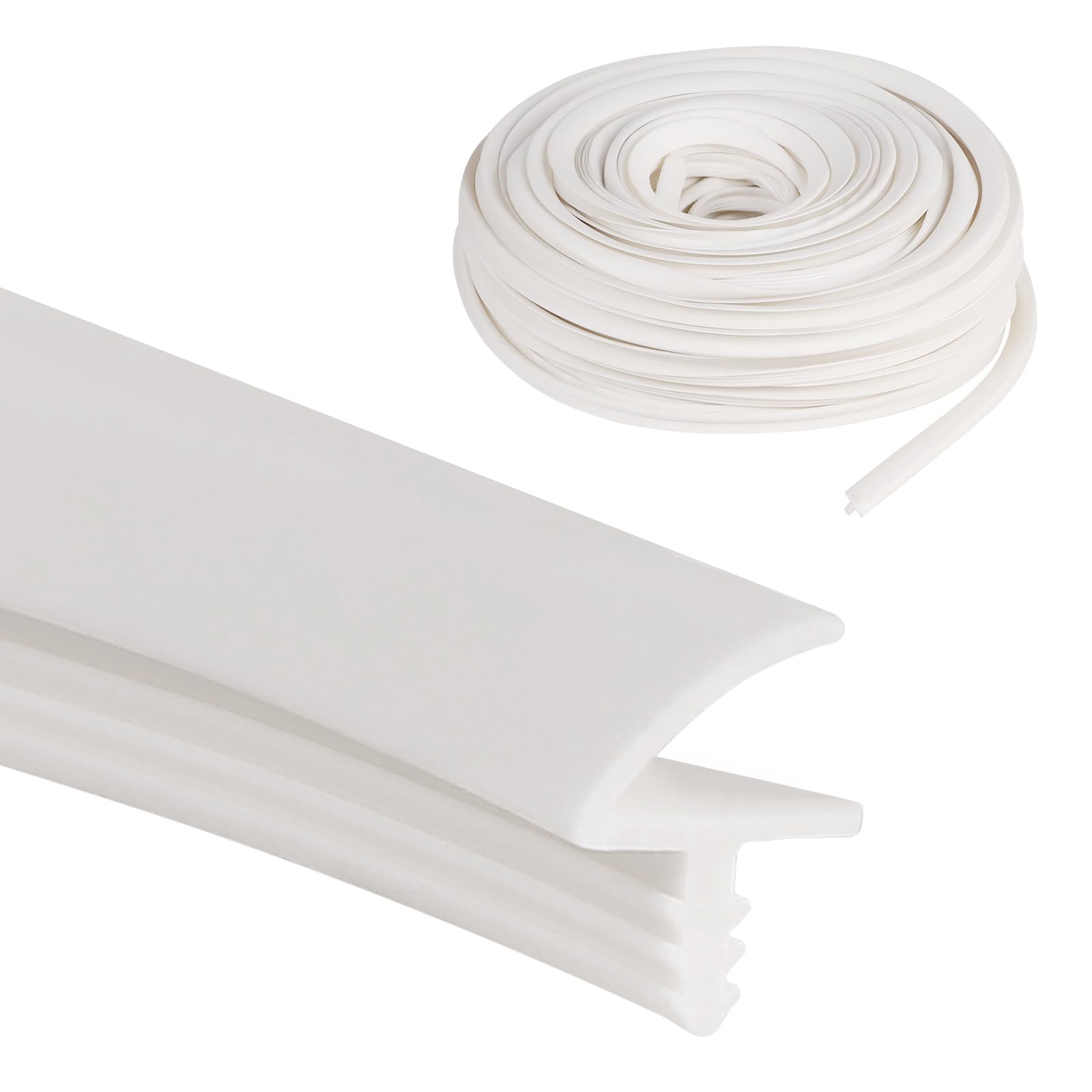 DBREAKS Joint de Porte 25m Caoutchouc TPE Rainure 3mm Pli 11mm