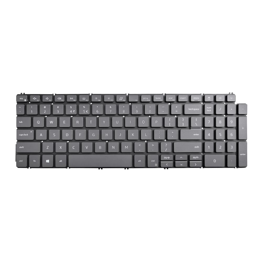 New Replacement Keyboard Compatible with Dell Inspiron 15 5501 5502 5508 5584 5590 5593 5594 5598, Inspiron 15 3501 3502 3505, Inspiron 15 7000 7590