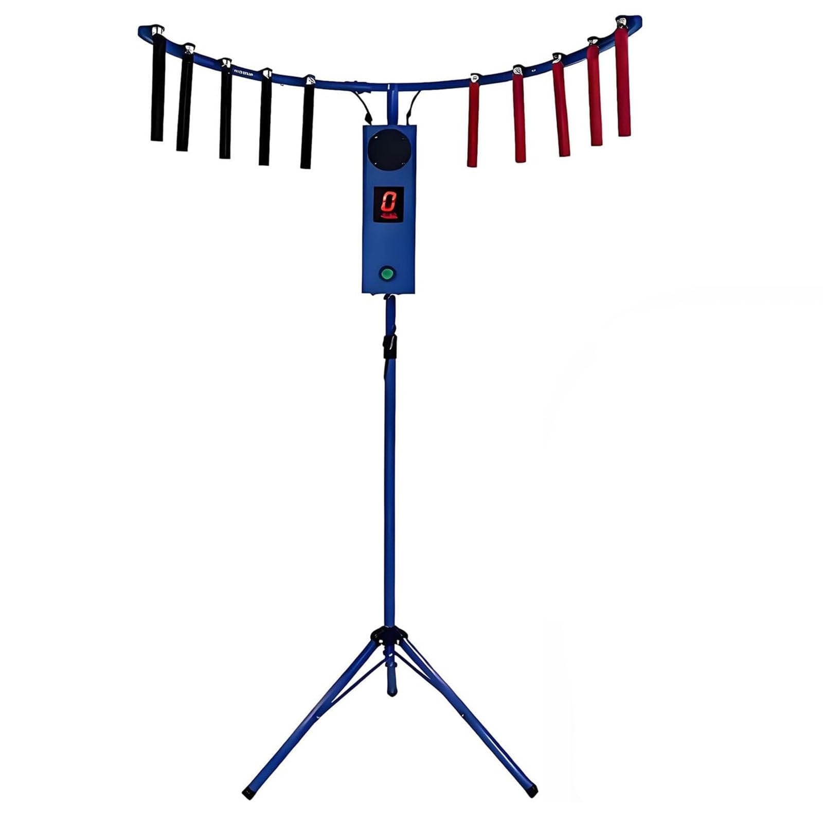 LJCSSD Hand-eye coordination training catching game with reflex sticks | Arcade game with LED light & music reaction for fairs, events, parties, bars, companies and game nights Blue