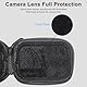 FiTSTILL Schwarze Mini-Kameratasche für DJI Action 5 Pro/Action 4/Action 3 Hülle, staubdicht und wasserdicht, Dual-Reißverschluss-Design, Schutzständer zur Aufbewahrung der Osmo Action 5 Pro Hülle