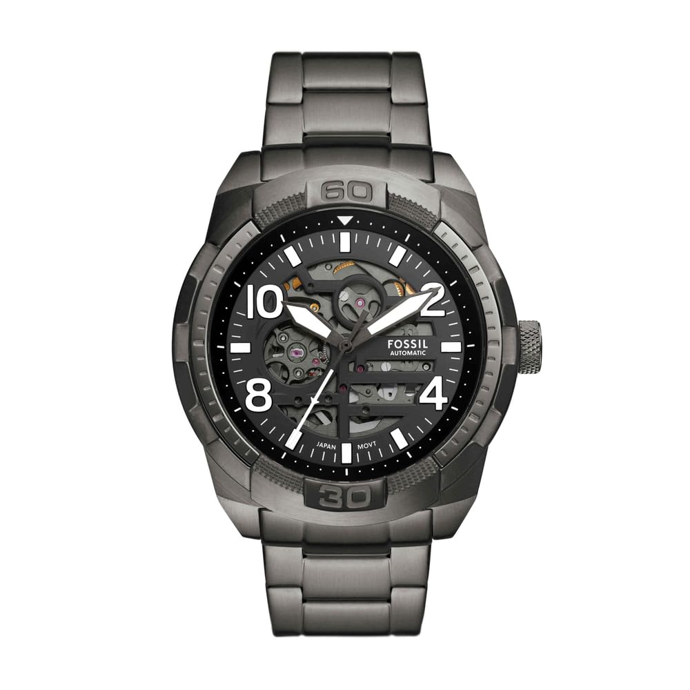 Fossil Stainless Steel Analog Black Dial Men's Watch-Me3255, Band Color-Black-picture-34
