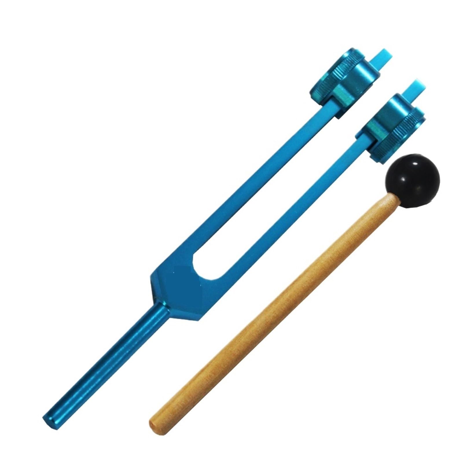Stimmgabel Heilung Set mit sieben bunten Stimmgabeln