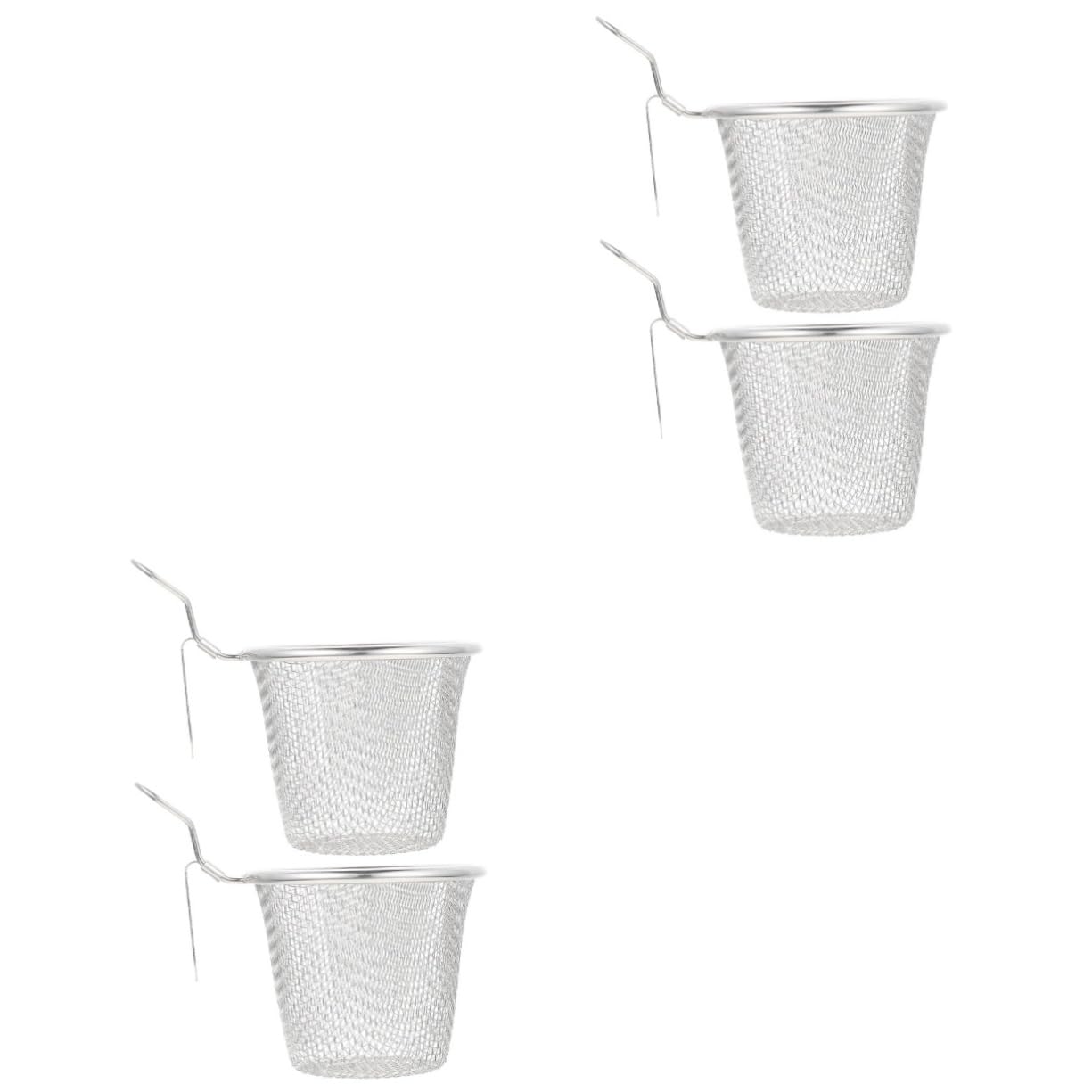 Cabilock 2 cucchiai da in acciaio inox con manico curvo per latte, caffè, , marmellata