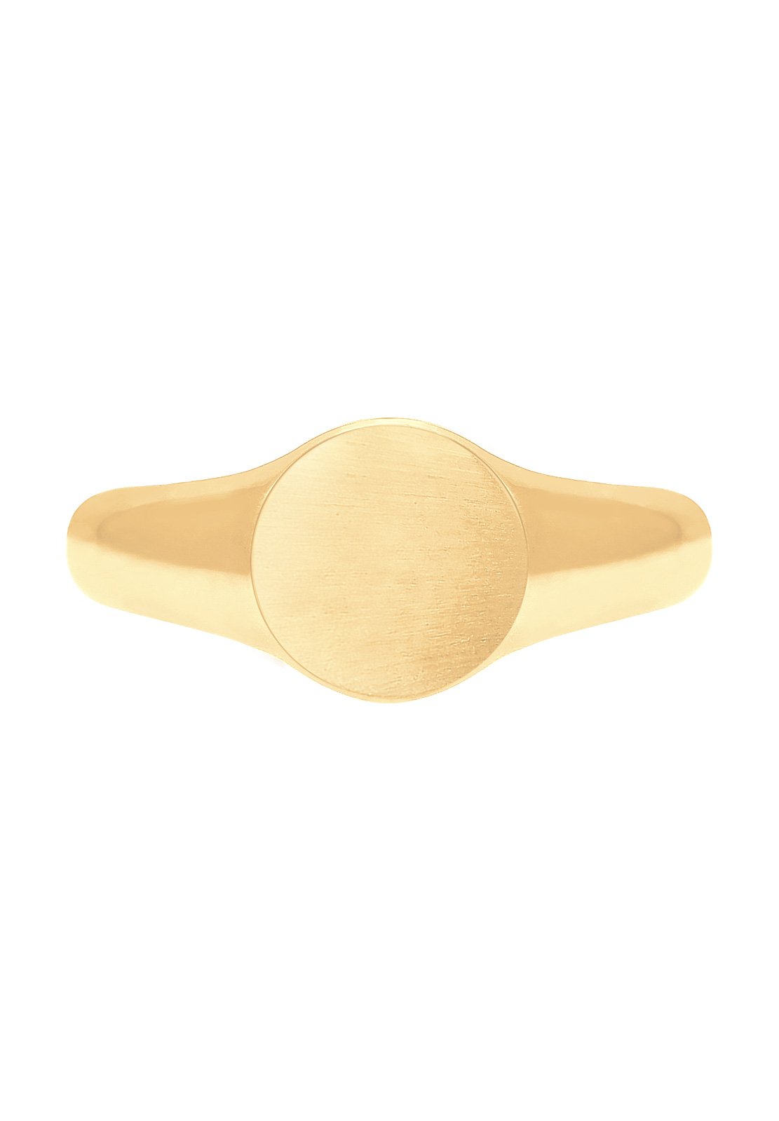 Elli Ring Damen Siegelring Matt Trend in 925 Sterling Silber
