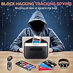 2 Pack Faraday Bags for Car Keys and Cell Phone, Signal Blocking Key Pouch, Anti Theft Car Protection, Cell Phone Keyless Entry Fob Signal Blocking Pouch - Image 4