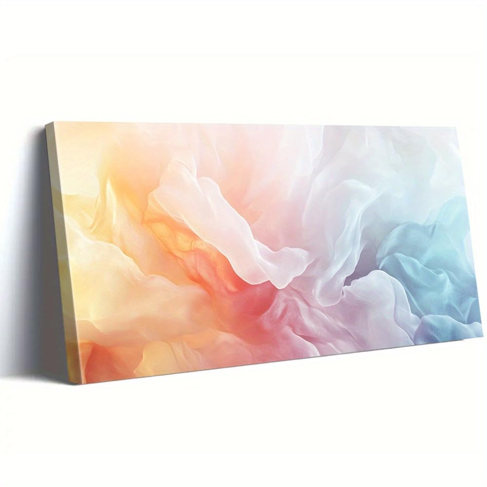 IHHGNB Abstract Brushstroke Wall Art, Large Canvas Prints Modern Decorative Painting for Living Room Bedroom Office Artwork(40x80cm(16x31in)/No frame)