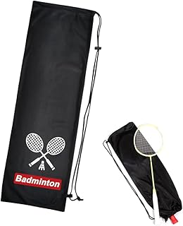 バドミントンラケットバッグ ラケットケース 持ち運びソフトケース バドミントンカバ ポータブル ナイロン 男女兼用 ラケット保護カバー 持ち運び便利 丈夫 軽量 練習 学校 部活 コート用