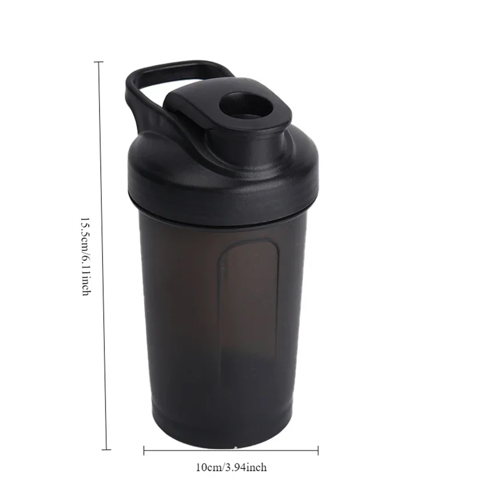 Botella mezcladora portátil de proteínas en polvo, a prueba de fugas, para gimnasio, al aire libre, entrenamiento, deporte, taza mezcladora (rosa)