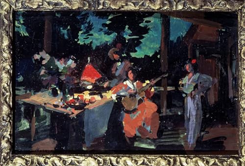 Pintura mural en lienzo de alta calidad: Obra clásica de Korovin en 60x90cm