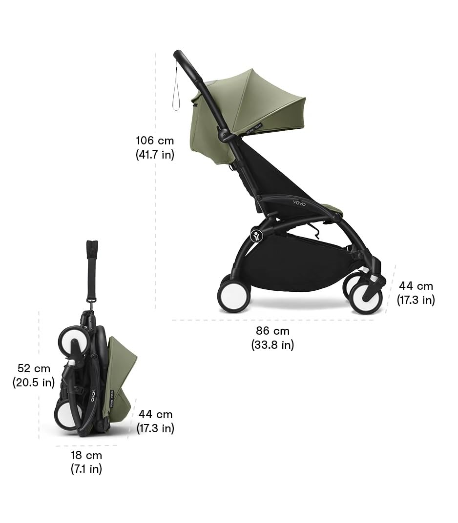 Amazon.com : Stokke YOYO3 Stroller from 6 Months - Includes Black