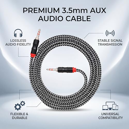 Cable de extensión de audio 3.5mm macho a macho 2m miniatura 2