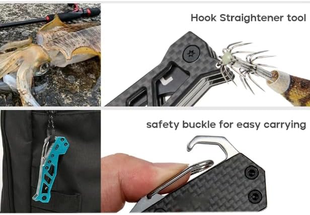 Pack of 1 Squid Nerve Cord Cut Fishing Tools Correct Squid jig Hook Stainless Steel Squid Knife for Webfoot Octopus Cuttlefish