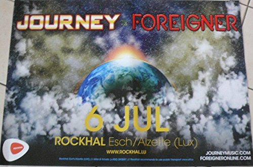Affiche Journey Foreigner poster rock vintage 60x80cm décoration murale