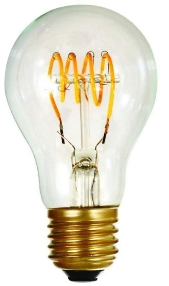 Girard Sudron 716670-LED GLS A60 LED Looped Filament Lightbulb Lamp, B22 (BC Bayonet Cap), Amber, Very Warm White, 150 Lumens, 5 W
